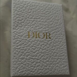 Dior Embossed White Box with Gold Logo